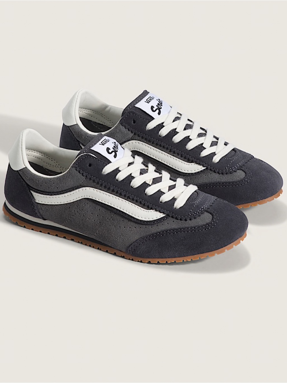 NWT - Vans Super Lowpro Sneakers in Gray and White UNISEX (M9.5/W11.0)